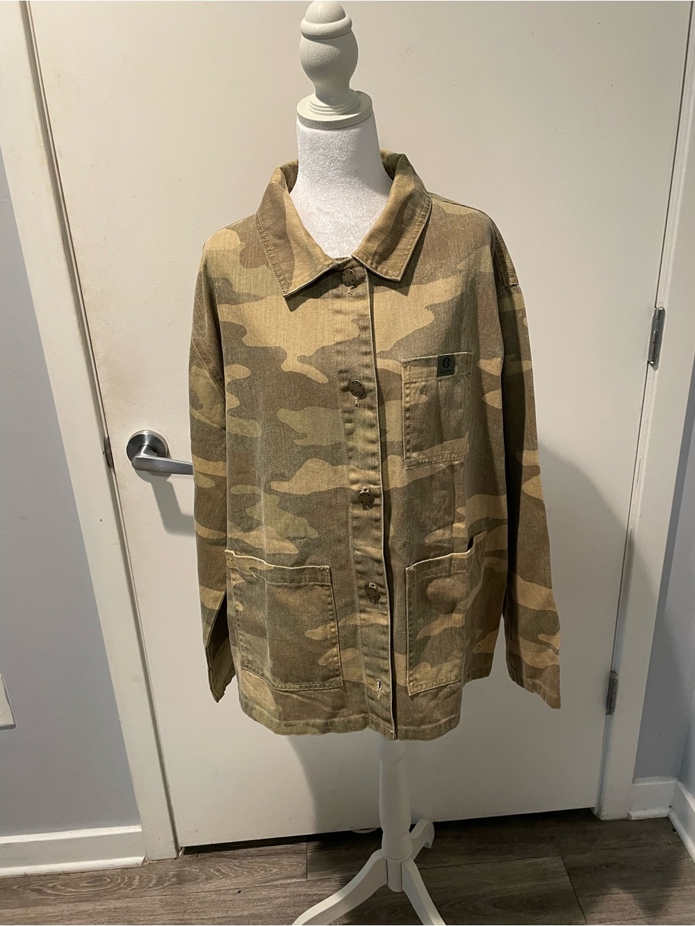 Women’s Camo Utility Jacket - Olive